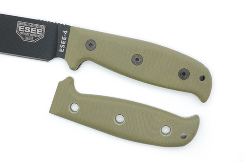 TKC: EXTENDED G10 Handle for ESEE 4 - Ranger Green TKC: EXTENDED G10 Handle for ESEE 4 - Ranger Green