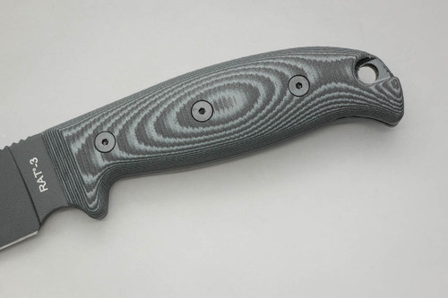 TKC: EXTENDED G10 Handle for Ontario RAT-3 - Midnite Tiger, 1X1