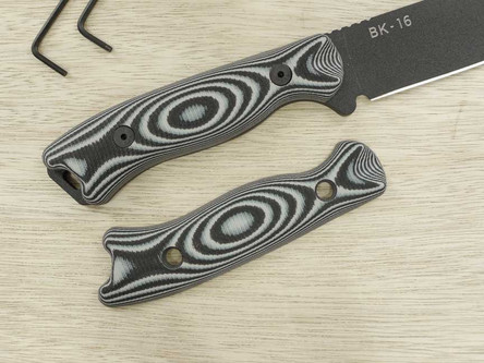 TKC: G10 Handle for Becker BK15, 16, 17, 18 - Midnite Tiger, 2X2
