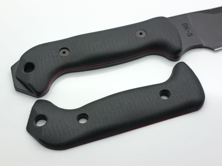 TKC: G10 Handle for Becker BK2, 3, 4, 5, 7, 9, 10, 21, 32, 39, 82, 92 - Black w/ Red Liner TKC: G10 Handle for Becker BK2, 3, 4, 5, 7, 9, 10, 21, 32, 39, 82, 92 - Black w/ Red Liner