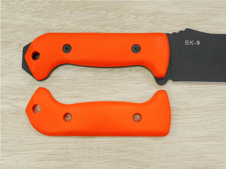TKC: G10 Handle for Becker BK2, 3, 4, 5, 7, 9, 10, 21, 32, 39, 82, 92 - Blaze Orange TKC: G10 Handle for Becker BK2, 3, 4, 5, 7, 9, 10, 21, 32, 39, 82, 92 - Blaze Orange