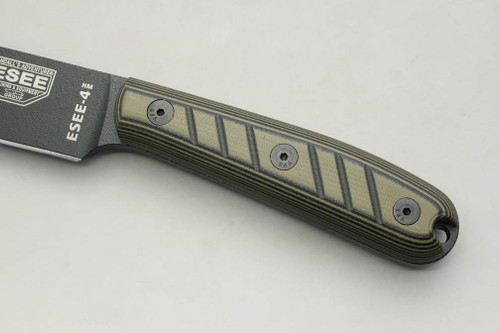 TKC: G10 Handle for ESEE 3HM / 4HM - Green & Black, 2x2