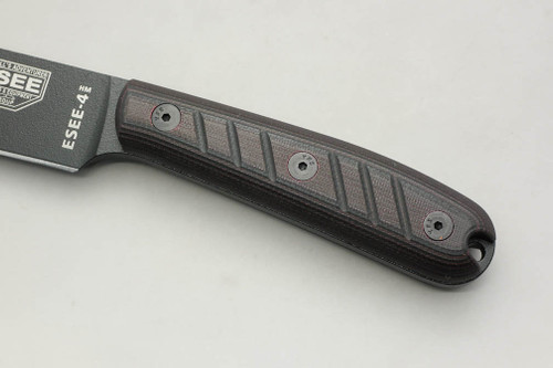 TKC: G10 Handle for ESEE 3HM / 4HM - Red & Black, 2X2