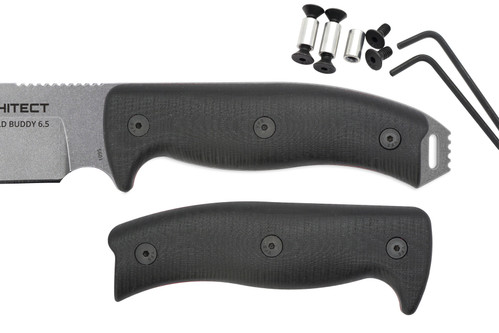 TKC G10 Handle for ESEE 5/6 - Black w/ Red Liner TKC G10 Handle for ESEE 5/6 - Black w/ Red Liner