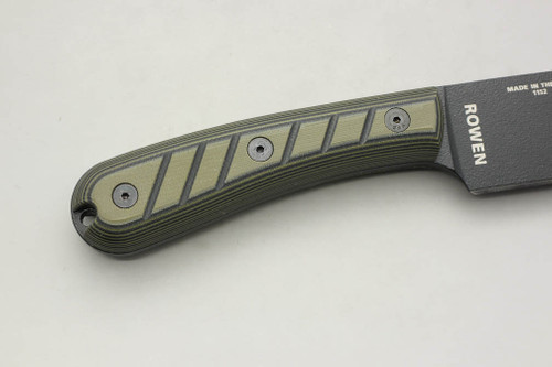 TKC: G10 Handle for ESEE 6HM - Green & Black TKC: G10 Handle for ESEE 6HM - Green & Black