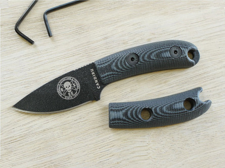 TKC: G10 Handle for ESEE Candiru - Midnite Tiger, 1X1 TKC: G10 Handle for ESEE Candiru - Midnite Tiger, 1X1
