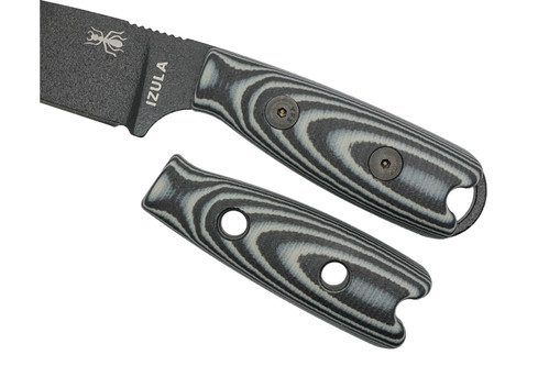 TKC: G10 Handle for ESEE IZULA - Midnite Tiger, 2x2 TKC: G10 Handle for ESEE IZULA - Midnite Tiger, 2x2