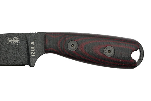 TKC: G10 Handle for ESEE IZULA - Red & Black TKC: G10 Handle for ESEE IZULA - Red & Black