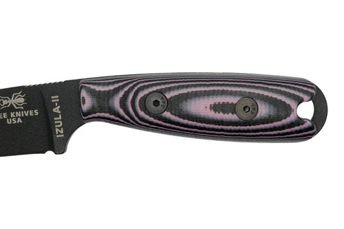 TKC: G10 Handle for ESEE Izula 2 - Lavender & Black TKC: G10 Handle for ESEE Izula 2 - Lavender & Black