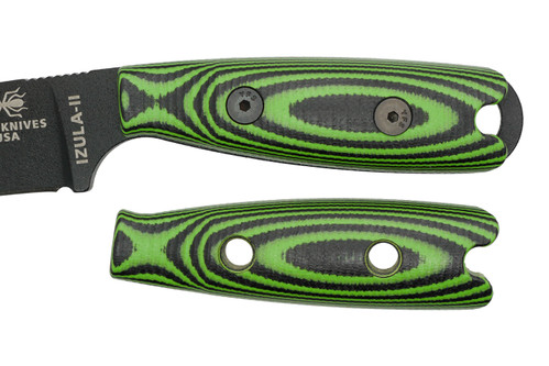 TKC: G10 Handle for ESEE Izula 2 - Neon Green & Black TKC: G10 Handle for ESEE Izula 2 - Neon Green & Black