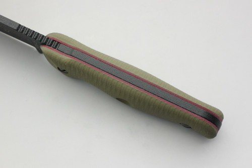 TKC: G10 Handle for ESEE Laser Strike - Ranger Green w/ Red Liner TKC: G10 Handle for ESEE Laser Strike - Ranger Green w/ Red Liner