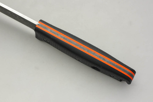 TKC: G10 Handle for ESEE PR4 - Black w/ Orange Liner TKC: G10 Handle for ESEE PR4 - Black w/ Orange Liner