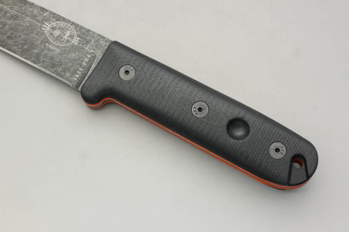 TKC: G10 Handle for ESEE PR4 - Black w/ Orange Liner TKC: G10 Handle for ESEE PR4 - Black w/ Orange Liner