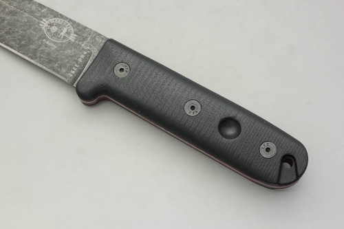 TKC: G10 Handle for ESEE PR4 - Black w/ Red Liner TKC: G10 Handle for ESEE PR4 - Black w/ Red Liner