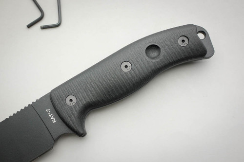 TKC: G10 Handle for Ontario RAT-5 /  RAT-6 / RAT-7 - Black TKC: G10 Handle for Ontario RAT-5 /  RAT-6 / RAT-7 - Black