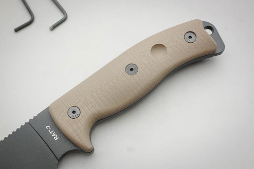 TKC: G10 Handle for Ontario RAT-5 /  RAT-6 / RAT-7 - Earth Brown TKC: G10 Handle for Ontario RAT-5 /  RAT-6 / RAT-7 - Earth Brown