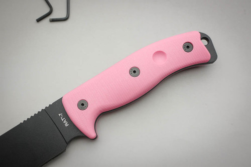 TKC: G10 Handle for Ontario RAT-5 /  RAT-6 / RAT-7 - Pink TKC: G10 Handle for Ontario RAT-5 /  RAT-6 / RAT-7 - Pink