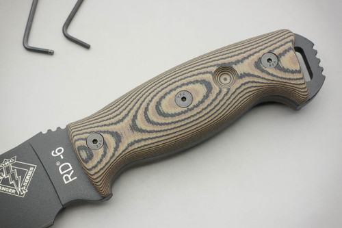 TKC: G10 Handle for Ontario RD & RBS 4, 6, 7, 9, Tanto, Hawk - Earth Camo