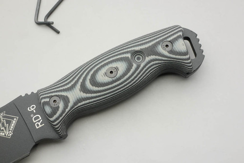 TKC: G10 Handle for Ontario RD & RBS 4, 6, 7, 9, Tanto, Hawk - Midnite Tiger, 2X2