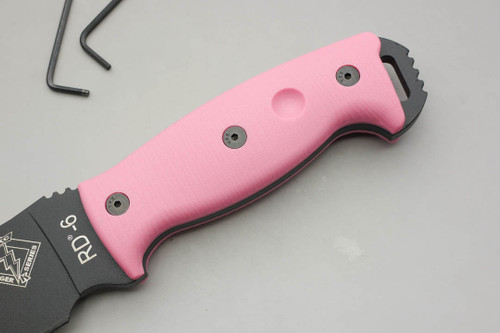 TKC: G10 Handle for Ontario RD & RBS 4, 6, 7, 9, Tanto, Hawk - Pink TKC: G10 Handle for Ontario RD & RBS 4, 6, 7, 9, Tanto, Hawk - Pink
