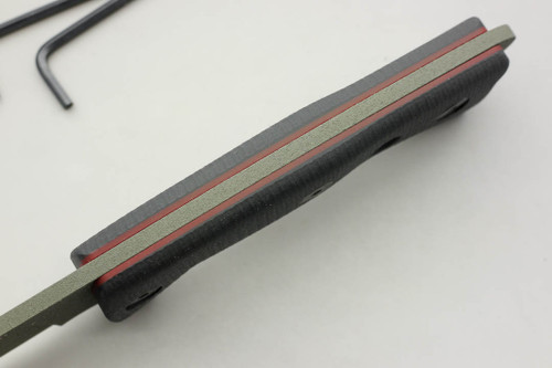 TKC: G10 Handle for Ontario RTAK II - Black w/ Red Liner TKC: G10 Handle for Ontario RTAK II - Black w/ Red Liner