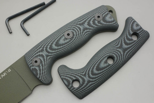 TKC: G10 Handle for Ontario RTAK II - Midnite Tiger, 1X1