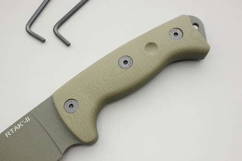 TKC: G10 Handle for Ontario RTAK II - Ranger Green TKC: G10 Handle for Ontario RTAK II - Ranger Green