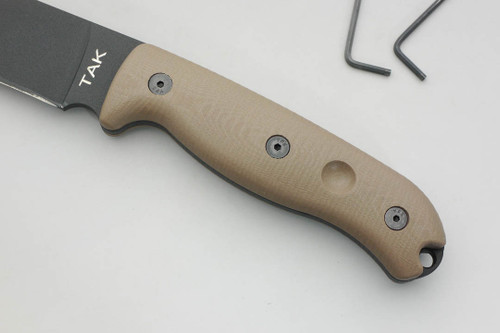 TKC: G10 Handle for Ontario TAK-1 - Earth Brown TKC: G10 Handle for Ontario TAK-1 - Earth Brown