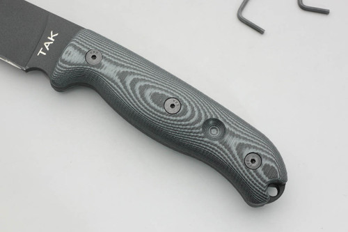 TKC: G10 Handle for Ontario TAK-1 - Midnite Tiger, 1X1 TKC: G10 Handle for Ontario TAK-1 - Midnite Tiger, 1X1