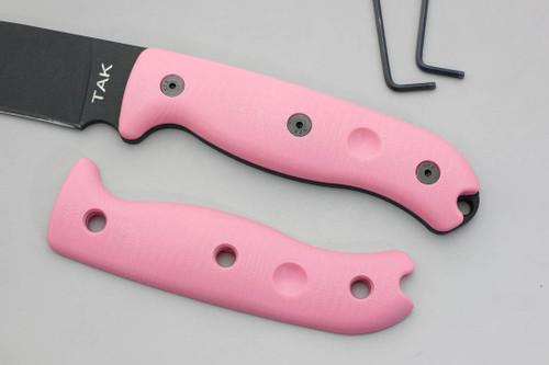 TKC: G10 Handle for Ontario TAK-1 - Pink TKC: G10 Handle for Ontario TAK-1 - Pink