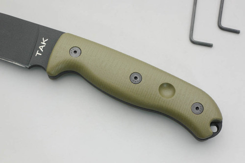 TKC: G10 Handle for Ontario TAK-1 - Ranger Green TKC: G10 Handle for Ontario TAK-1 - Ranger Green