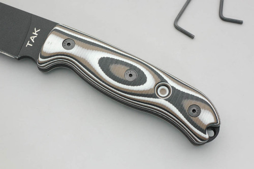 TKC: G10 Handle for Ontario TAK-1 - Winter Forest TKC: G10 Handle for Ontario TAK-1 - Winter Forest