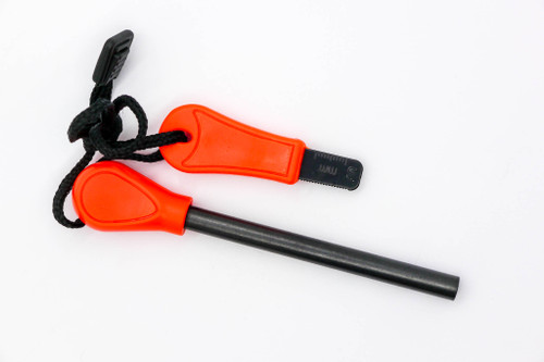 TKC: Orange Handle 5/16" Ferrocerium Rod Firesteel Fire Starter w/ Striker TKC: Orange Handle 5/16" Ferrocerium Rod Firesteel Fire Starter w/ Striker