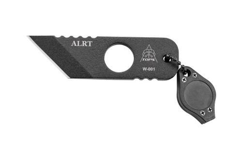 TOPS Knives ALRT 01 - Black Traction Coated Blade - Skeletonized Handle TOPS Knives ALRT 01 - Black Traction Coated Blade - Skeletonized Handle