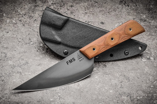 TOPS Knives Frog Market Special - FMS-5 - Tan Canvas Micarta Handle TOPS Knives Frog Market Special - FMS-5 - Tan Canvas Micarta Handle
