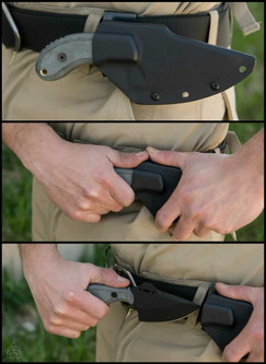 TOPS Knives, TPW011 Wolf Pup XL Fixed Blade Knife w/ Black Linen Micarta Handle