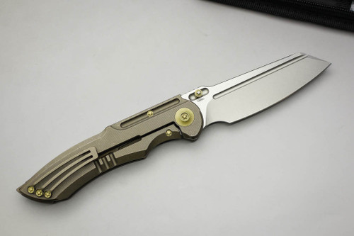 WE Knife Company 620J - Frame Lock - Bronze Titanium