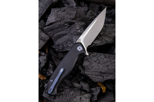 WE Knife Company Streak 818F - Black G10 Liner Lock - 3.4" Stonewash/Satin Blade WE Knife Company Streak 818F - Black G10 Liner Lock - 3.4" Stonewash/Satin Blade