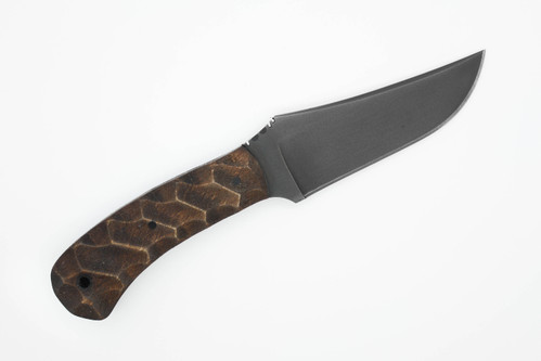 Winkler Knives - Blue Ridge Hunter - 80CRV2 Steel - Flat Grind - Sculpted Maple Handle