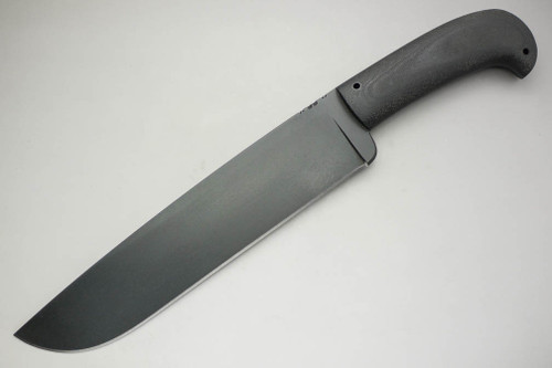 Winkler Knives - Camp Knife - 80CRV2 Steel - Saber Grind - Black Canvas Micarta Handle - Tapered Tang