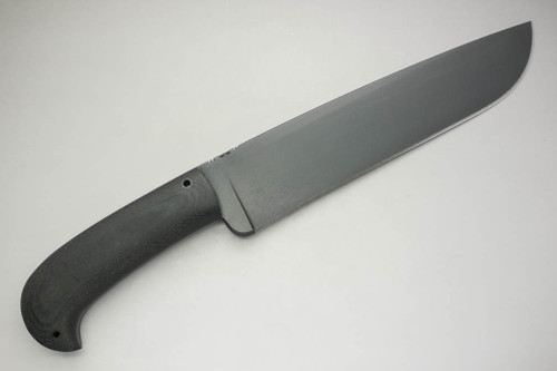 Winkler Knives - Camp Knife - 80CRV2 Steel - Saber Grind - Black Canvas Micarta Handle - Tapered Tang