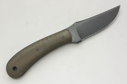 Winkler Knives - SD-1 (Standard Duty 1) - 80CRV2 Steel - Flat Grind - Green Laminate Handle - Kydex