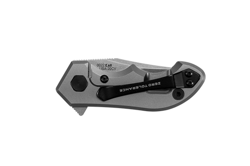 Zero Tolerance 0022 Tim Galyean Flipper Knife - 1.8" CPM-20CV Stonewashed Blade - Carbon Fiber and Titanium Handle