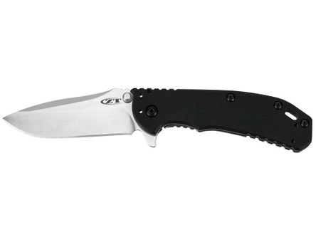 Zero Tolerance Hinderer Folding Blade Pocket Knife w/ Black G10 & Stainless Steel Handle - 0566