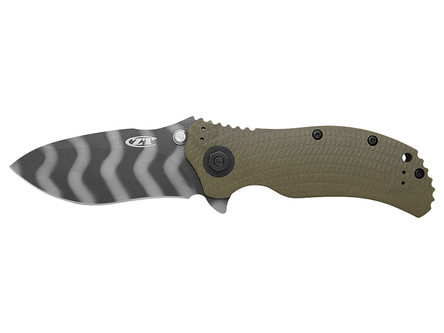 Zero Tolerance Strider/Onion Folding Blade Pocket Knife w/ Green G10 & Titanium Handle - 0301