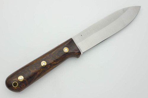 LT Wright Knives Gen 5 - Saber Grind - Desert Ironwood - Polished Finish - FREE Black Liners! - 2