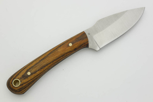 LT Wright Knives Great Plainsman - Saber Grind - D2 Steel - Bocote Handle - Brass Pins - Matte Finish / FREE BLACK LINERS! - 13 LT Wright Knives Great Plainsman - Saber Grind - D2 Steel - Bocote Handle - Brass Pins - Matte Finish / FREE BLACK LINERS! - 13