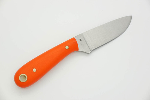 LT Wright Knives Frontier First - CPM 3V Steel - Flat Grind - Orange G10 - Matte Finish - Christmas Special! FREE Soft Case!