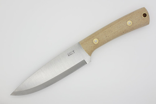 LT Wright Knives Gary Wines Bushcraft Hunter - Scandi Grind - Snakeskin Micarta - Matte Finish