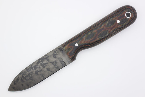 LT Wright Knives Bushcrafter HC - High Saber Grind - Python Canvas Micarta